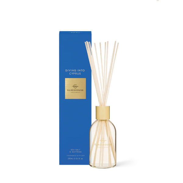 Glasshouse Fragrances DIVING INTO CYPRUS Diffuser 250ml